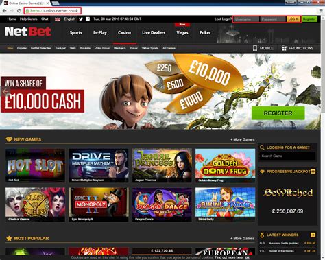 netbet casino login